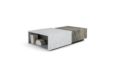 cocktail table - carrare / orobico monolitic product image